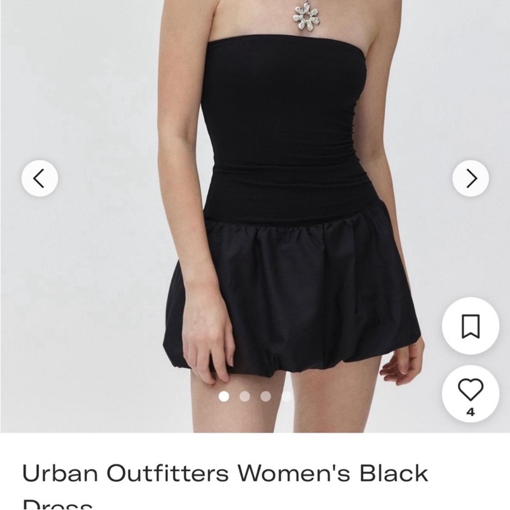 Urban Outfitters Pink Strapless Dress